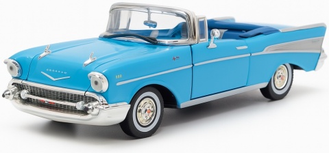 Chevrolet Bel Air 1957 1:18 model Motormax 73175 niebieski Chevrolet Bel Air 1957 1:18 model Motormax 73175 niebieski