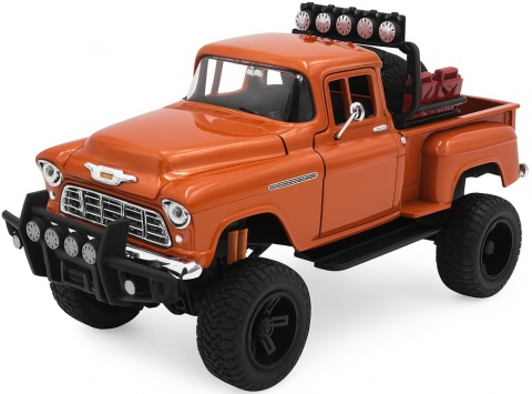 Chevy 5100 Stepside 1955 OFF ROAD Series 1:24 Motormax 79133 Chevy 5100 Stepside 1955 OFF ROAD Series 1:24 Motormax 79133