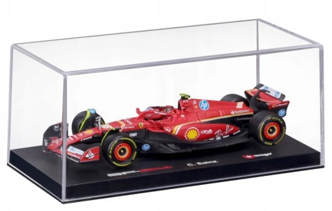 F1 FERRARI SF-24 2024 C. Sainz #55 Imola KASK BBurago 1:43 F1 FERRARI SF-24 2024 C. Sainz #55 Imola KASK BBurago 1:43