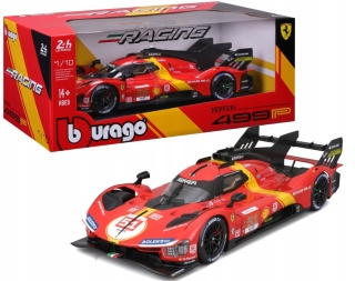 Ferrari 499P LMH FIA 24h Le Mans Hypercar 2023 #51 Bburago 16301 model 1:18