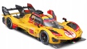 Ferrari 499P LMH FIA 24h Le Mans Hypercar 2024 AF CORSE #83 KUBICA Bburago 16304 model 1:18