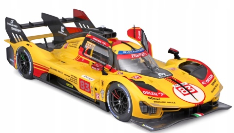 Ferrari 499P LMH FIA 24h Le Mans Hypercar 2024 AF CORSE #83 KUBICA Bburago 16304 model 1:18 Ferrari 499P LMH FIA 24h Le Mans Hypercar 2024 AF CORSE #83 KUBICA Bburago 16304 model 1:18