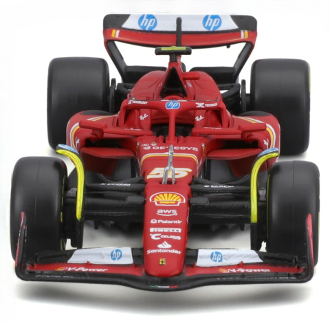 Ferrari F1 Leclerc Sainz SF-24 SUPER zestaw do zawieszenia BBurago 1:43 Ferrari F1 Leclerc Sainz SF-24 SUPER zestaw do zawieszenia BBurago 1:43