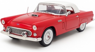 Ford Thunderbird 1956 1:18 model Motormax 73176 czerwony