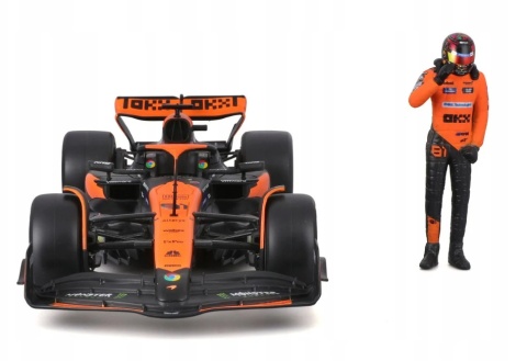 Formuła 1 McLaren MCL38 GP Miami F1 2024 #81 Piastri figurka BBurago 1:24 Formuła 1 McLaren MCL38 GP Miami F1 2024 #81 Piastri figurka BBurago 1:24