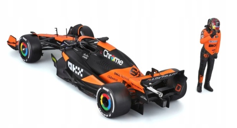Formuła 1 McLaren MCL38 GP Miami F1 2024 #81 Piastri figurka BBurago 1:24 Formuła 1 McLaren MCL38 GP Miami F1 2024 #81 Piastri figurka BBurago 1:24