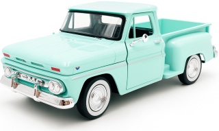 GMC C1000 Fenderside 1966 Pickup 1:24 Motormax 79379 jasny zielony