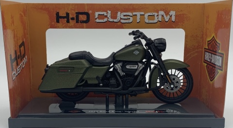 HARLEY-DAVIDSON Road King Special 2022 1:18 Maisto zielony HARLEY-DAVIDSON Road King Special 2022 1:18 Maisto zielony