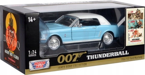 MUSTANG 1/2 1964 James Bond 007 THUNDERBALL 1:24 Motormax 79855