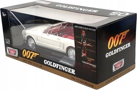 MUSTANG 1/2 1964 James Bond 1:24 Motormax 79852
