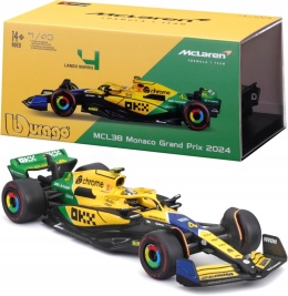 McLaren MCL38 GP MONACO F1 2024 #4 Norris KASK BBurago 1:43