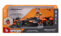 McLaren MCL38 GP Miami F1 2024 #4 Norris figurka BBurago 1:24