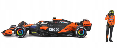 McLaren MCL38 GP Miami F1 2024 #4 Norris figurka BBurago 1:24 McLaren MCL38 GP Miami F1 2024 #4 Norris figurka BBurago 1:24