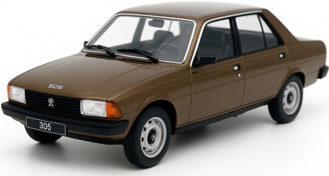 Peugeot 305 (1975) model WB124243 METAL WhiteBox 1:24 brązowy Peugeot 305 (1975) model WB124243 METAL WhiteBox 1:24 brązowy