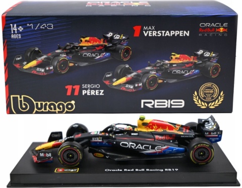 RB19 GP USA Austin F1 Red Bull 2023 Perez KASK BBurago 1:43