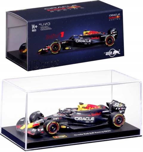 RB20 F1 Red Bull 2024 Verstappen KASK BBurago 1:43 RB20 F1 Red Bull 2024 Verstappen KASK BBurago 1:43