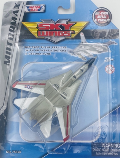 Samolot Grumman F-14 Tomcat USA 4,5" 11,5 cm METAL Motormax