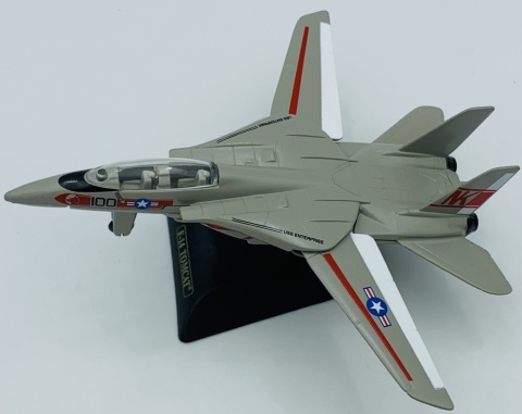 Samolot Grumman F-14 Tomcat szary model METAL Motormax