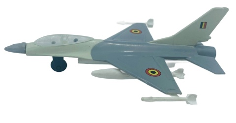 Samolot Lockheed Martin F-16 Falcon Belgia 4,5" 11,5 cm METAL Motormax