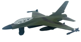 Samolot Lockheed Martin F-16 Falcon USA 4,5" 11,5 cm METAL Motormax