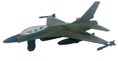 Samolot Lockheed Martin F-16 Falcon USA 4,5" 11,5 cm METAL Motormax