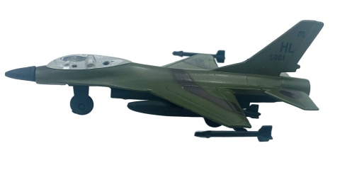 Samolot Lockheed Martin F-16 Falcon USA 4,5" 11,5 cm METAL Motormax