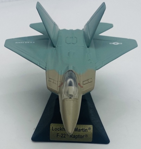 Samolot Lockheed Martin F-22 Raptor podstawka METAL Motormax