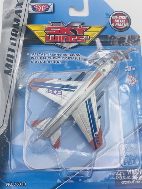 Samolot Northrop Grumman A7 Corsair II 4,5" 11,5 cm METAL Motormax