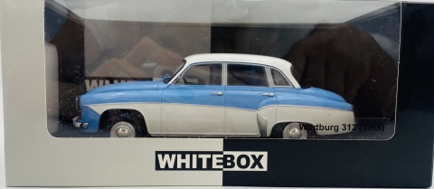 Wartburg 312 (1965) model WB124242 METAL WhiteBox 1:24 niebieski Wartburg 312 (1965) model WB124242 METAL WhiteBox 1:24 niebieski