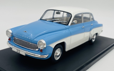 Wartburg 312 (1965) model WB124242 METAL WhiteBox 1:24 niebieski Wartburg 312 (1965) model WB124242 METAL WhiteBox 1:24 niebieski