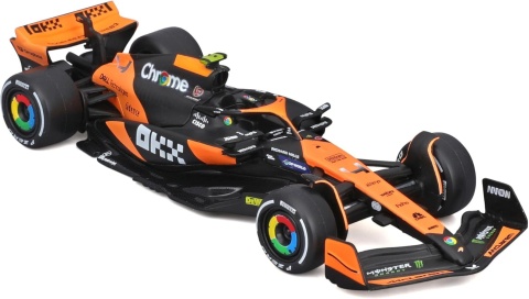 ZESTAW McLaren F1 Norris Piastri 2024 MCL38 do zawieszenia BBurago 1:43 ZESTAW McLaren F1 Norris Piastri 2024 MCL38 do zawieszenia BBurago 1:43