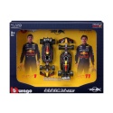 ZESTAW Red Bull F1 Verstappen Perez RB20 2024 do zawieszenia BBurago 1:43