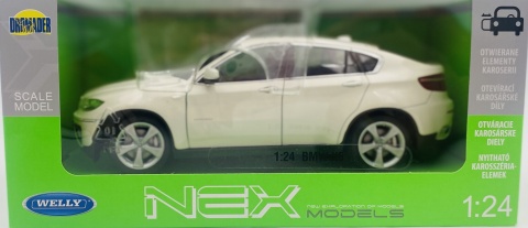 BMW X6 5.0 xDrive E71 model 24004 Welly 1:24 biały
