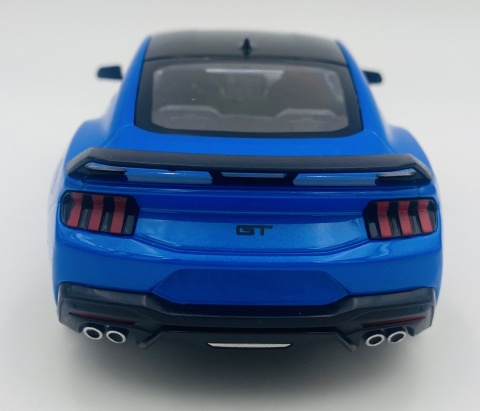 FORD MUSTANG GT 2024 metal model 24123 Welly 1:24 niebieski