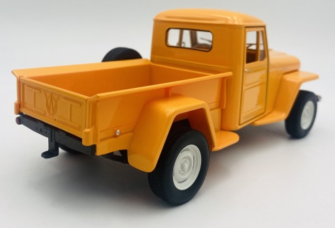 Jeep WILLYS Pickup 1947 model 24116 Welly 1:24 pomarańczowy