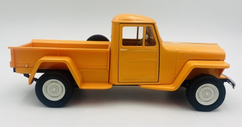 Jeep WILLYS Pickup 1947 model 24116 Welly 1:24 pomarańczowy