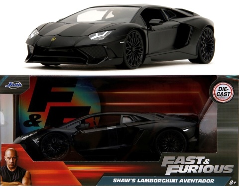 Lamborghini Aventador Shaw's Fast & Furious JADA 1:24