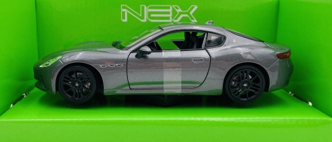 MASERATI Granturismo Folgore model 24125 WELLY 1:24 grafitowy