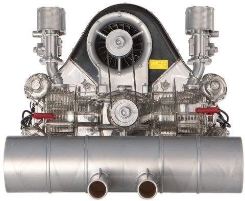 MODEL silnika Porsche 911 Carrera 547 4 cylindry boxer do złożenia 1:3