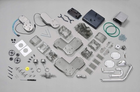 MODEL silnika V2 v-twin - ZBUDUJ SWOJE WŁASNE V2 do złożenia Haynes