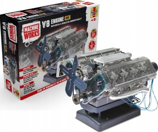 MODEL silnika V8 Machine Works - ZBUDUJ SWOJE WŁASNE V8 do złożenia Haynes
