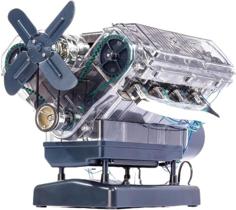 MODEL silnika V8 Machine Works - ZBUDUJ SWOJE WŁASNE V8 do złożenia Haynes