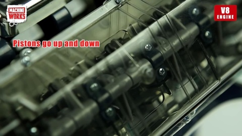 MODEL silnika V8 Machine Works - ZBUDUJ SWOJE WŁASNE V8 do złożenia Haynes
