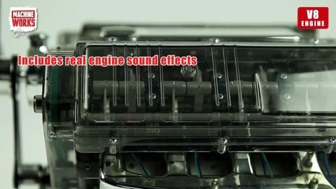 MODEL silnika V8 Machine Works - ZBUDUJ SWOJE WŁASNE V8 do złożenia Haynes