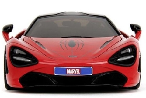McLaren 720S Spiderman Spider-Man MARVEL JADA 1:24 + figurka