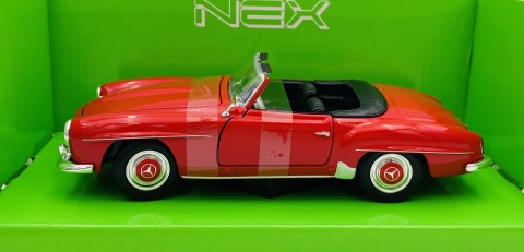 Mercedes-Benz 190 SL model 24118C Welly 1:24 czerwony