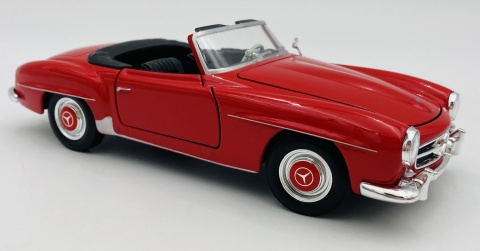 Mercedes-Benz 190 SL model 24118C Welly 1:24 czerwony