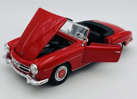 Mercedes-Benz 190 SL model 24118C Welly 1:24 czerwony