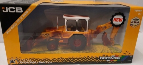 Model koparki JCB 3C Mark III at work Britains 43280 1:32