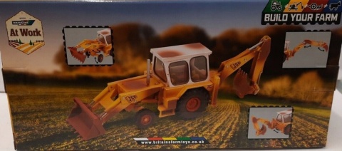 Model koparki JCB 3C Mark III at work Britains 43280 1:32